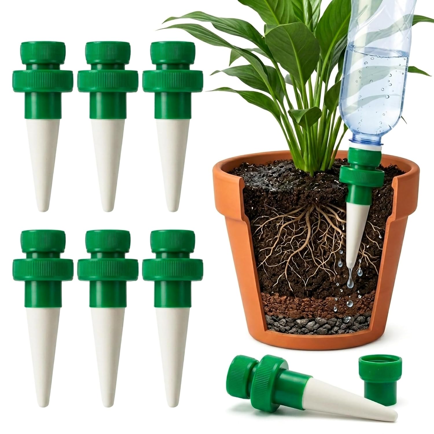 Terracotta Watering Spikes for - Automatic Plant Waterer review and price