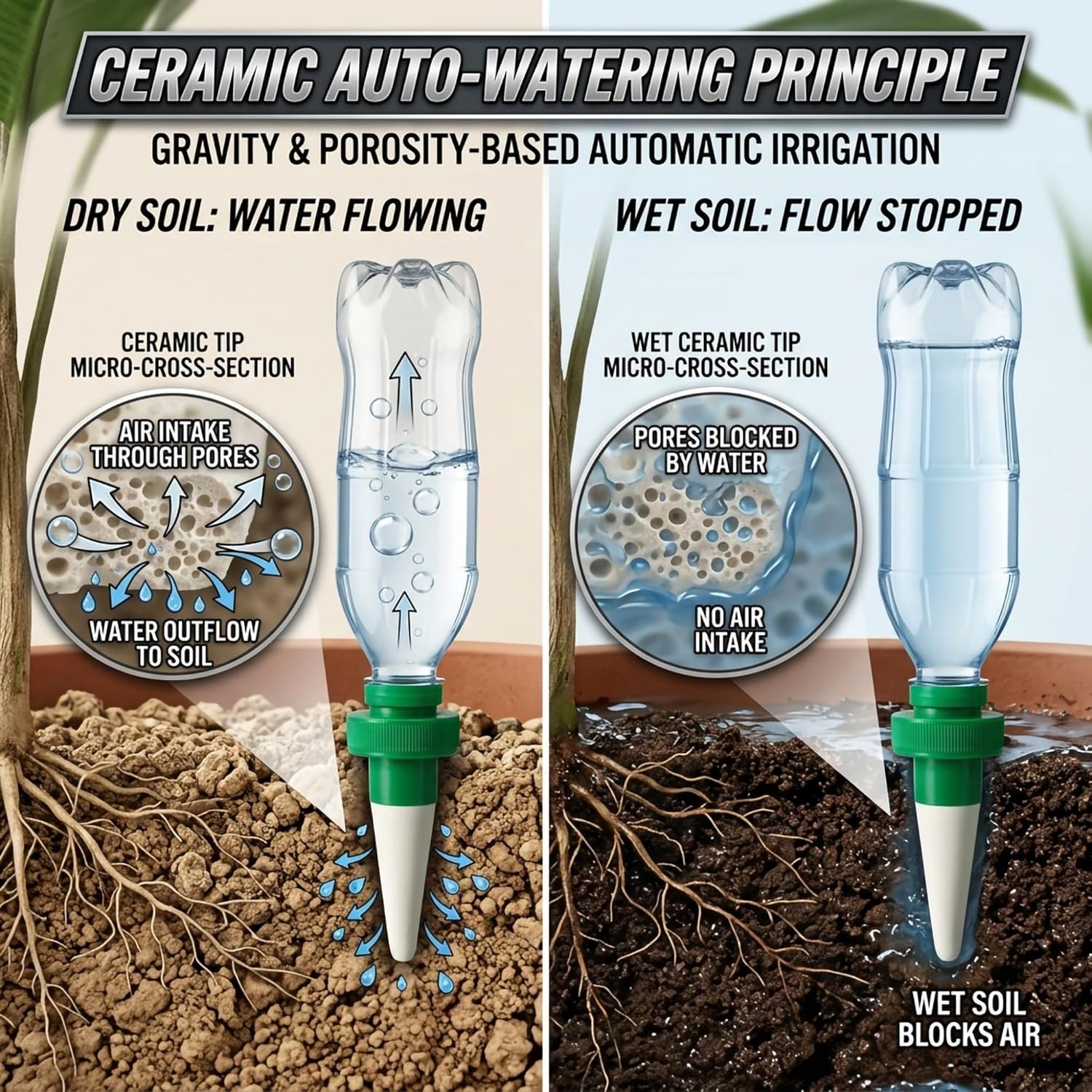 Terracotta Watering Spikes for - Automatic Plant Waterer review and price