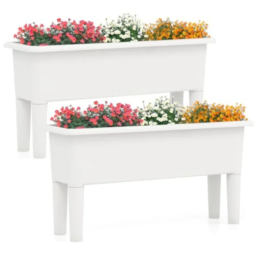 Raised Garden Beds Outdoor Set - Self-Watering Planter review and price