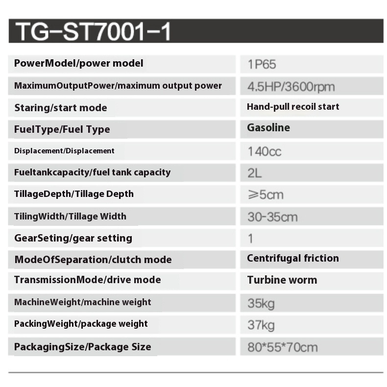 High-Power Micro Tiller Double - Gardening Tools Vegetables review and price