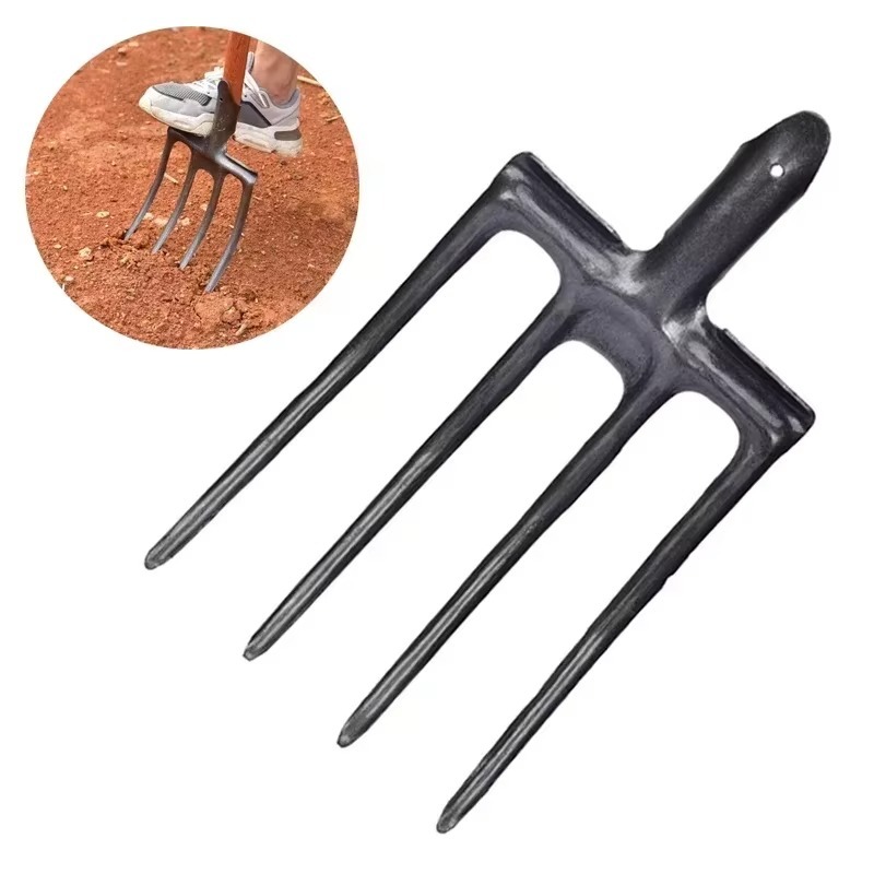 4-Tine Carbon Steel Agricultur - Spade Digging Fork review and price